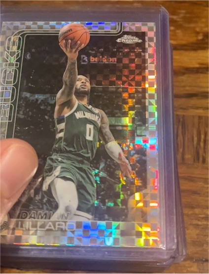 2025-26 Topps Chrome #153 Damian Lillard — front