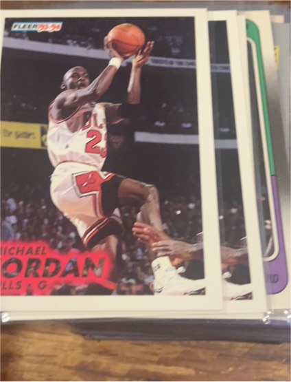 1993-94 Fleer #28 Michael Jordan — front