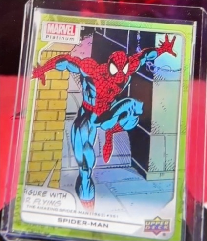2023 Upper Deck Marvel Platinum #153 Spider-Man — front