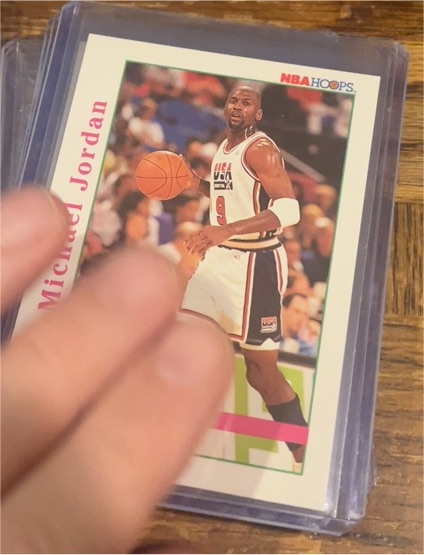 1992-93 NBA Hoops #341 Michael Jordan — front