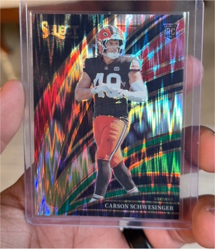 2025 Panini Select Club Level #254 Carson Schwesinger — front