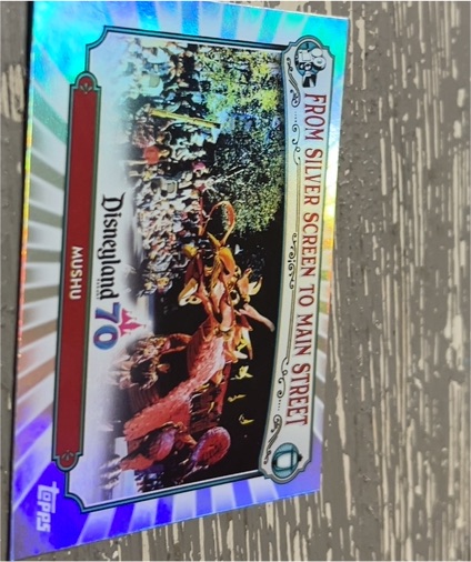 2025 Topps Disneyland 70th Anniversary From Silver Screen To Main Street Mushu MS-12 — front