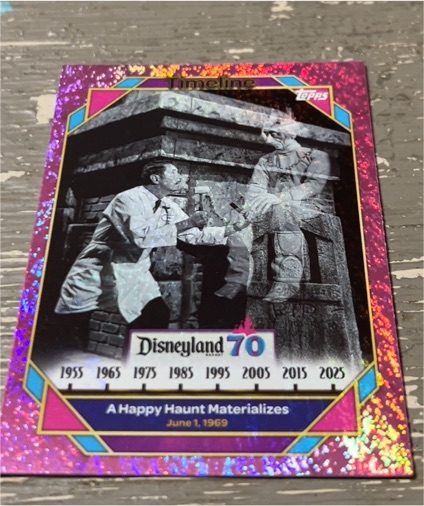 2025 Topps Disneyland 70th Anniversary #93 A Happy Haunt Materializes — front