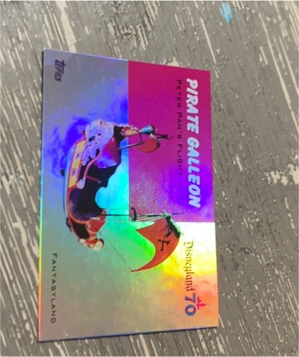 2025 Topps Disneyland 70th Anniversary #T54-20 Pirate Galleon Peter Pan's Flight — front