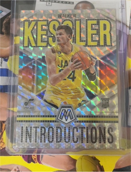 2022-23 Panini Mosaic #13 Walker Kessler Introductions — front