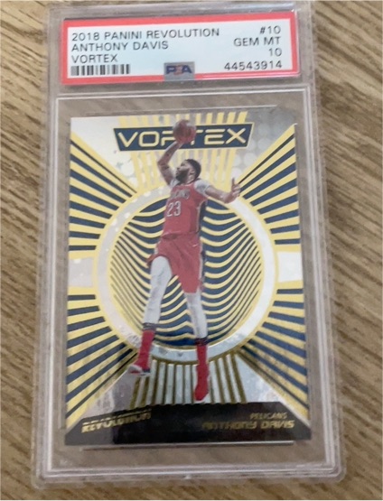 2018 Panini Revolution #10 Anthony Davis Vortex — front