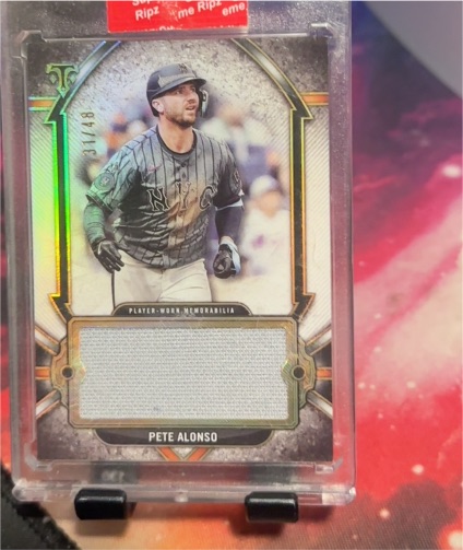 2024 Topps Triple Threads #TTR-PA5 Pete Alonso — front