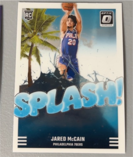 2024-25 Panini Donruss Optic #3 Jared McCain Splash! — front