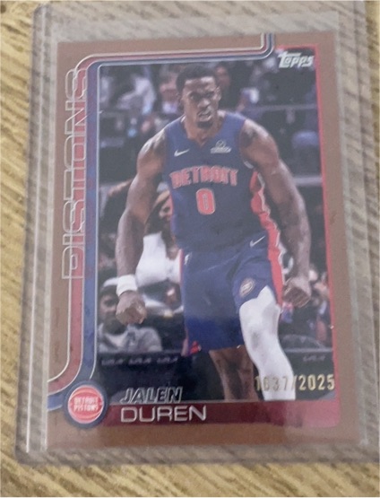 2025-26 Topps Basketball #41 Jalen Duren — front