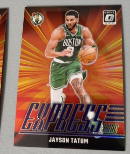 2024-25 Panini Donruss Optic #9 Jayson Tatum Express Lane — front