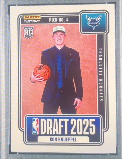 2025 Panini Instant NBA Draft Night #NBADN-4 Kon Knueppel — front