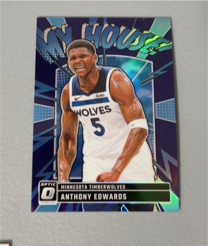 2024-25 Panini Donruss Optic #2 Anthony Edwards My House — front