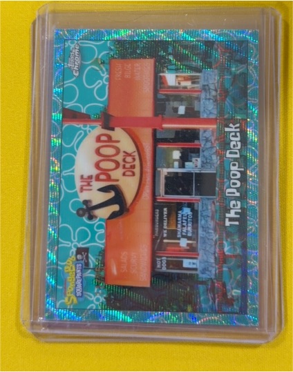 2025 Topps Chrome SpongeBob #119 The Poop Deck — front