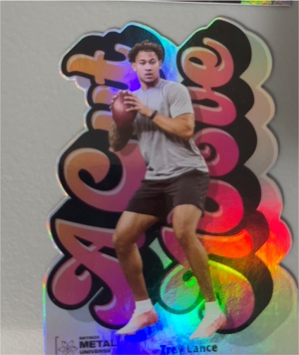 2021 Skybox Metal Universe Champions A Cut Above #ACA-11 Trey Lance Rookie RC — front