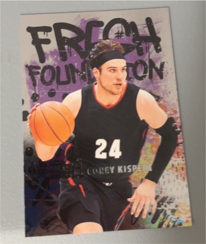 2021 Skybox Metal Universe Champions #FF45 Corey Kispert Fresh Foundation — front