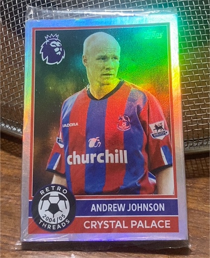 2025-26 Topps Premier League Retro Threads #388 Andrew Johnson — front