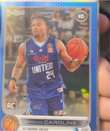 2022-23 Topps Chrome NBL #42 Jordan Caroline — front