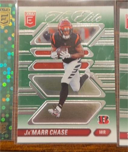 2024 Panini Donruss Elite #11 Ja'Marr Chase The Elite Green Cincinnati Bengals — front