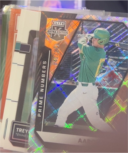 2021 Panini Elite Extra Edition #38 Aaron Zavala — front
