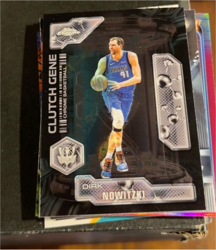 2025-26 Topps Chrome #CG-22 Dirk Nowitzki Clutch Gene — front