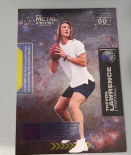 2021 Skybox Metal Universe Champions #60 Trevor Lawrence — front