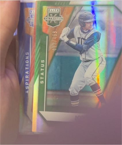 2023 Panini Elite Extra Edition Status Green #? John — front