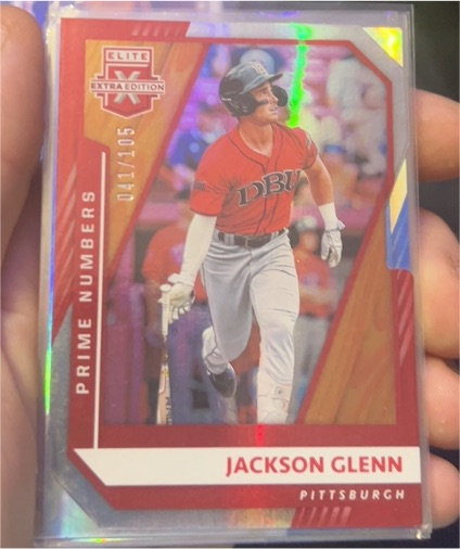2021 Panini Elite Extra Edition #133 Jackson Glenn — front