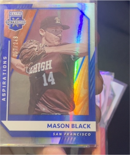 2021 Panini Elite Extra Edition #85 Mason Black — front
