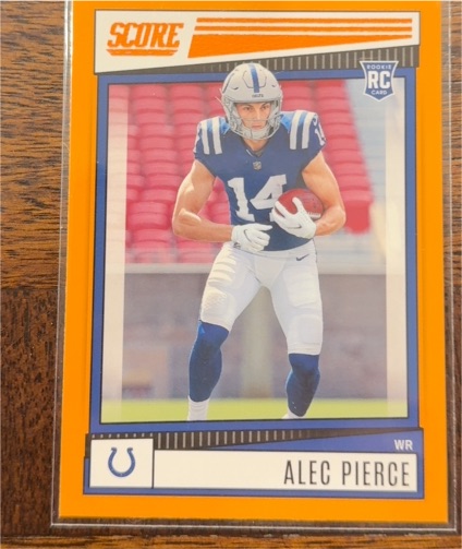 2022 Panini Score #386 Alec Pierce — front