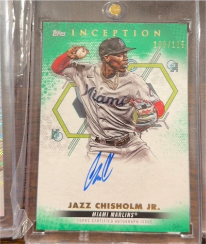 2022 Topps Inception #80 Jazz Chisholm Jr. — front