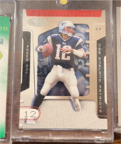 2002 Fleer Hot Prospects #9 Tom Brady — front