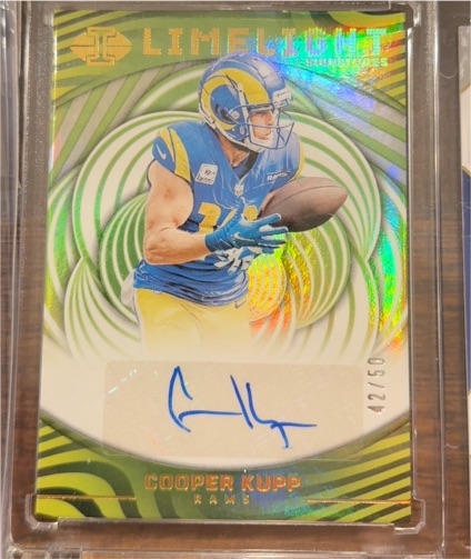 2023 Panini Illusions Limelight Signatures #LS-CK Cooper Kupp — front