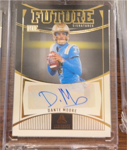 2024 Panini Luminance #FSN-DME Dante Moore Future Signatures NIL — front