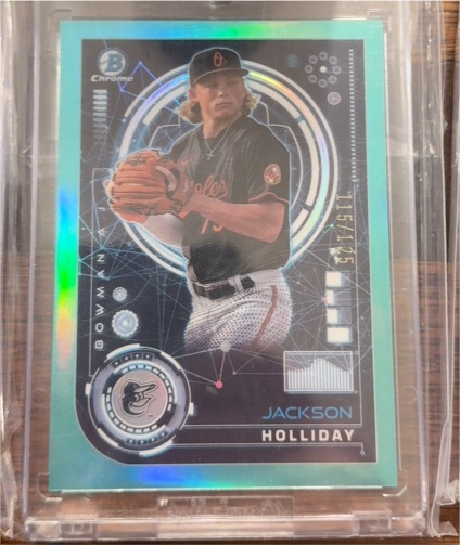 2024 Bowman Chrome #BAI-6 Jackson Holliday — front