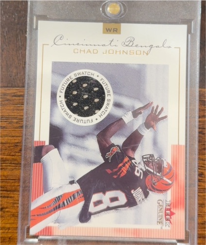 2001 Fleer Genuine #144 Chad Johnson — front