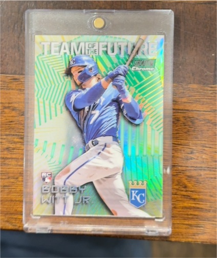 2022 Topps Stadium Club Chrome #TOF-7 Bobby Witt Jr. — front