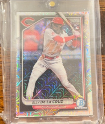 2024 Bowman Chrome Mojo Refractor #22 Elly De La Cruz — front