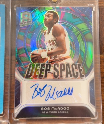 2023-24 Panini Spectra Deep Space Signatures #DSS-BOB Bob McAdoo — front