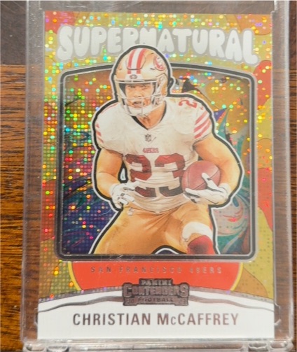 2023 Panini Contenders #6 Christian McCaffrey Supernatural — front