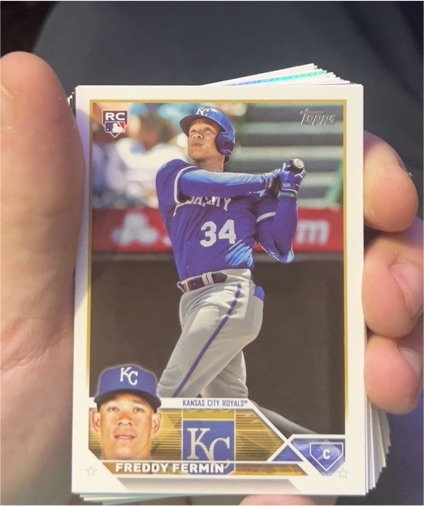 2023 Topps Update #US114 Freddy Fermin — front