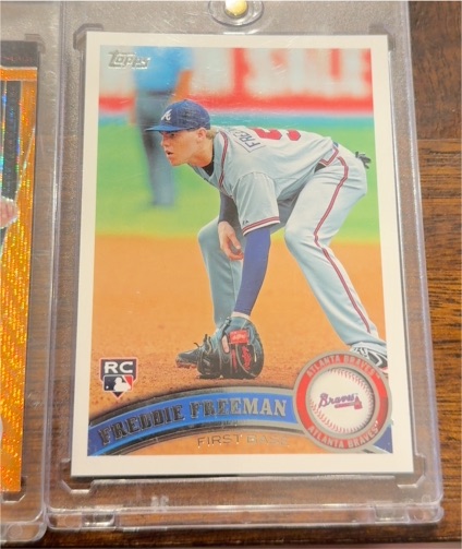 2022 Topps Chrome - 1987 Topps Baseball #87BC-11 Freddie Freeman — front