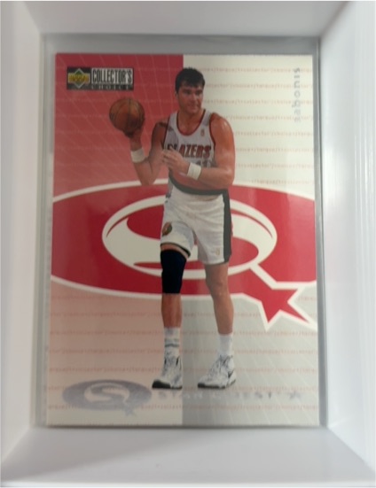 1997-98 Upper Deck Collector's Choice Star Quest #SQ127 Arvydas Sabonis — front