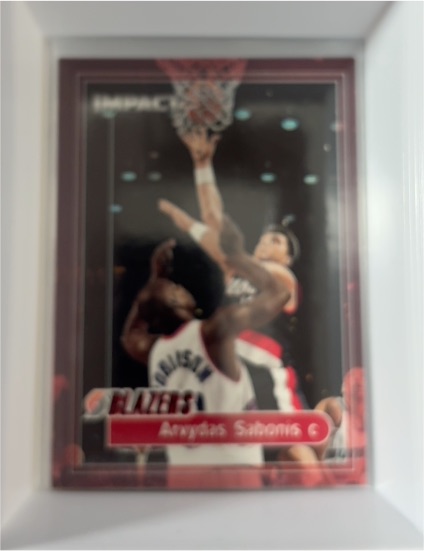 1999-00 SkyBox Impact #145 Arvydas Sabonis — front