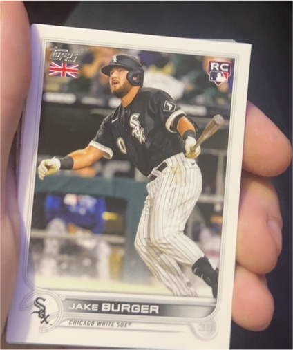 2022 Topps UK Edition #15 Jake Burger — front
