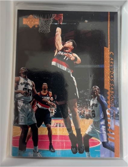 2000-01 Upper Deck #138 Arvydas Sabonis — front
