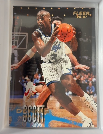 1996-97 Fleer #80 Dennis Scott — front
