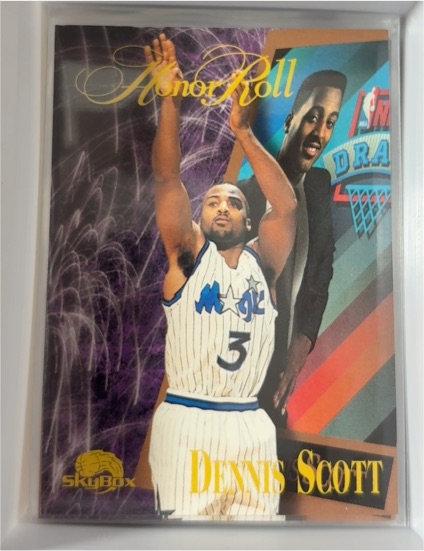 1995-96 Skybox Premium #266 Dennis Scott — front