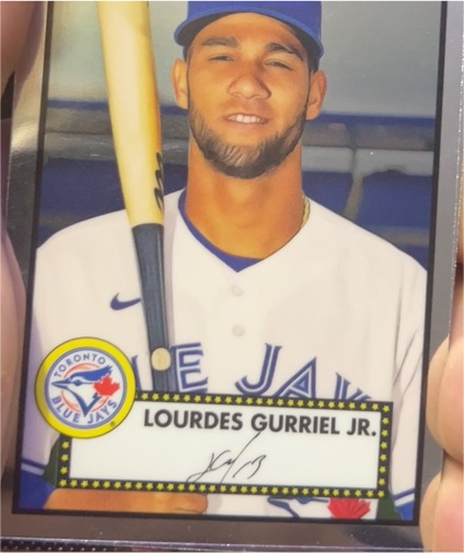 2021 Topps Chrome Platinum Anniversary #400 Lourdes Gurriel Jr. — front