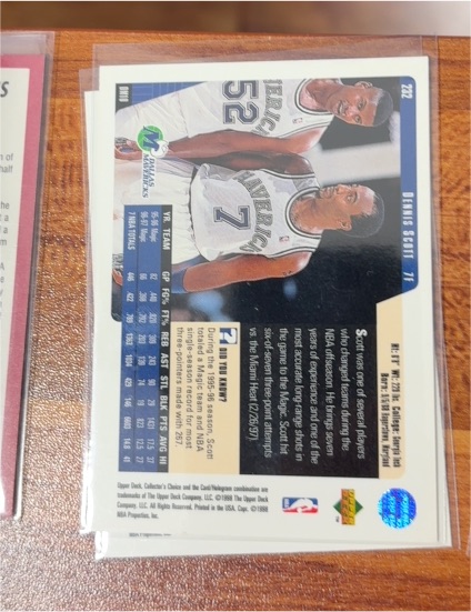 1996 Upper Deck Collector's Choice #272 Dennis Scott — front