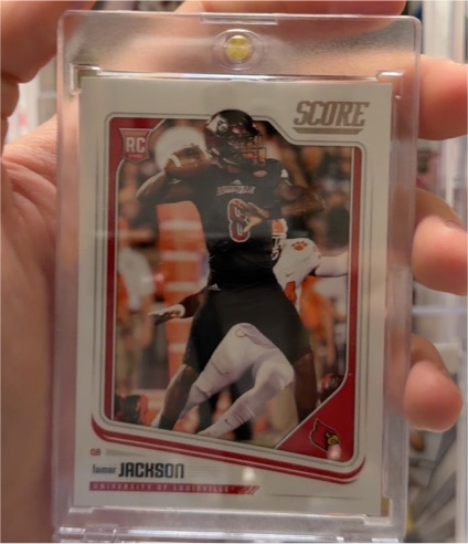 2018 Panini Score #352 Lamar Jackson — front